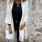 🌹Women's Long Sleeve Casual Tassel Shawl Coat