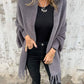 🌹Women's Long Sleeve Casual Tassel Shawl Coat