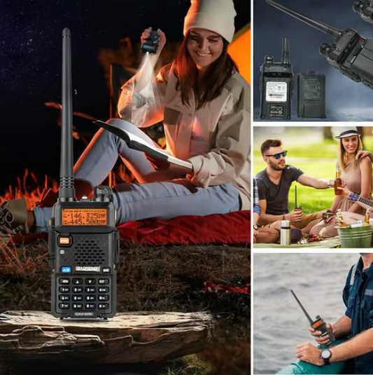 📡UV-5R Ham Radio Дълъг обхват двупосочно радио Интерком с двойна честота
