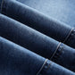 High-Waisted Flared Denim Jeans with Split Hem（50% OFF）