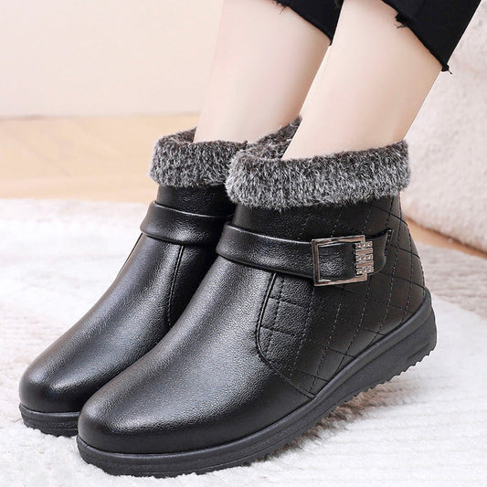 Women's Winter Soft Boots with Faux Fur Lining