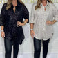 Дамски модерен хлабав Fit Sequin блуза 5.16