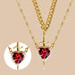 🎁Special Big Sale🔥Vintage Matching Heart and Sword Necklace Set