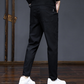 Men's Warm Drawstring Pants with Pockets
