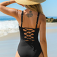 🩱Hot Sale 50% OFF💃Slim & Sculpt Tummy Control Crisscross Back Tie One Piece Swimsuits