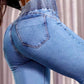 👖Разтегателни дънки с висока талия