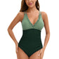 🎁Hot Sale 60%OFF🔥Women's Ruched V-Neck One-Piece Swimsuit