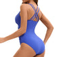🎁Hot Sale 60%OFF🔥Women's Ruched V-Neck One-Piece Swimsuit