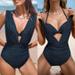 🔥Mother's Day Hot Sale 50%🔥Women's Tie Solid Color Swimsuit 2-PCS Set