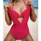 🔥Mother's Day Hot Sale 50%🔥Women's Tie Solid Color Swimsuit 2-PCS Set