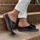 Peep Toe издълбани ортопедични чехли