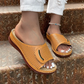 Peep Toe издълбани ортопедични чехли