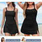 🔥Hot Sale 49% OFF💝✨Women Vintage Tummy Control Two Piece Tankini Swimsuits
