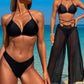 💕Ladies Sexy Beach Bikini Swimsuit 3 Piece Set