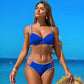 👙Дженски едноцветен бански костюм с дантела💞