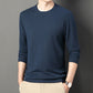 Round Neck Waffle Elastic Slim Fit Top